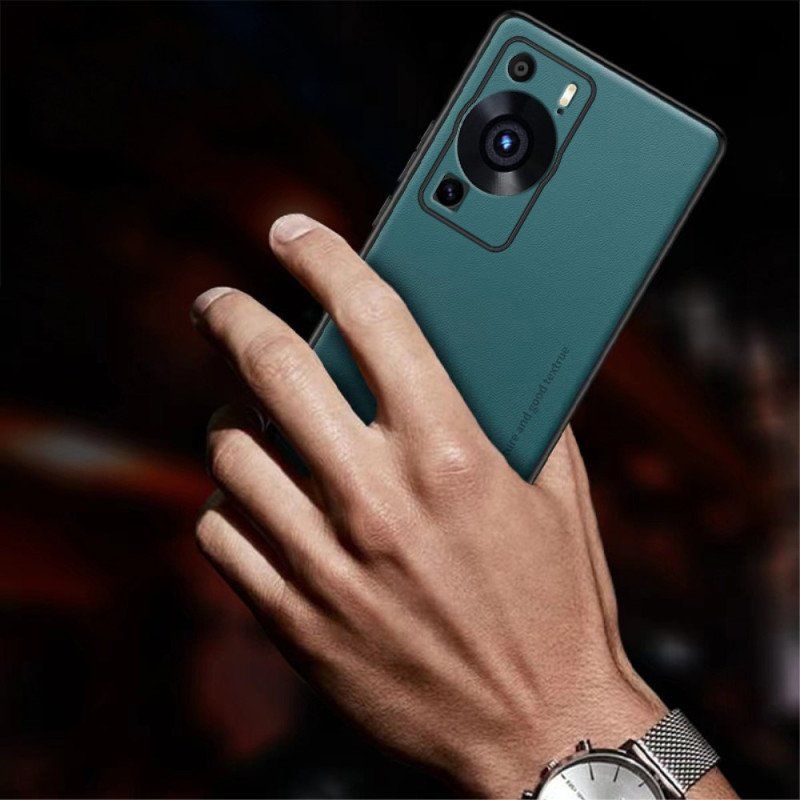 Mobilskal Huawei P60 Pro Faux Leather Skin