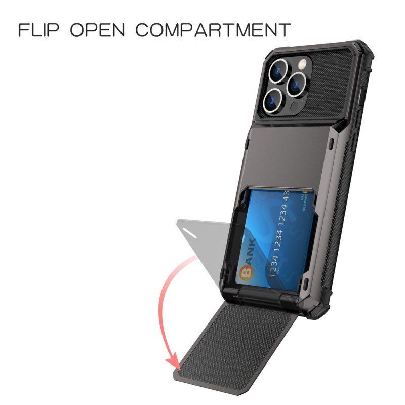 Mobilskal iPhone 14 Plus Flip Style Korthållare