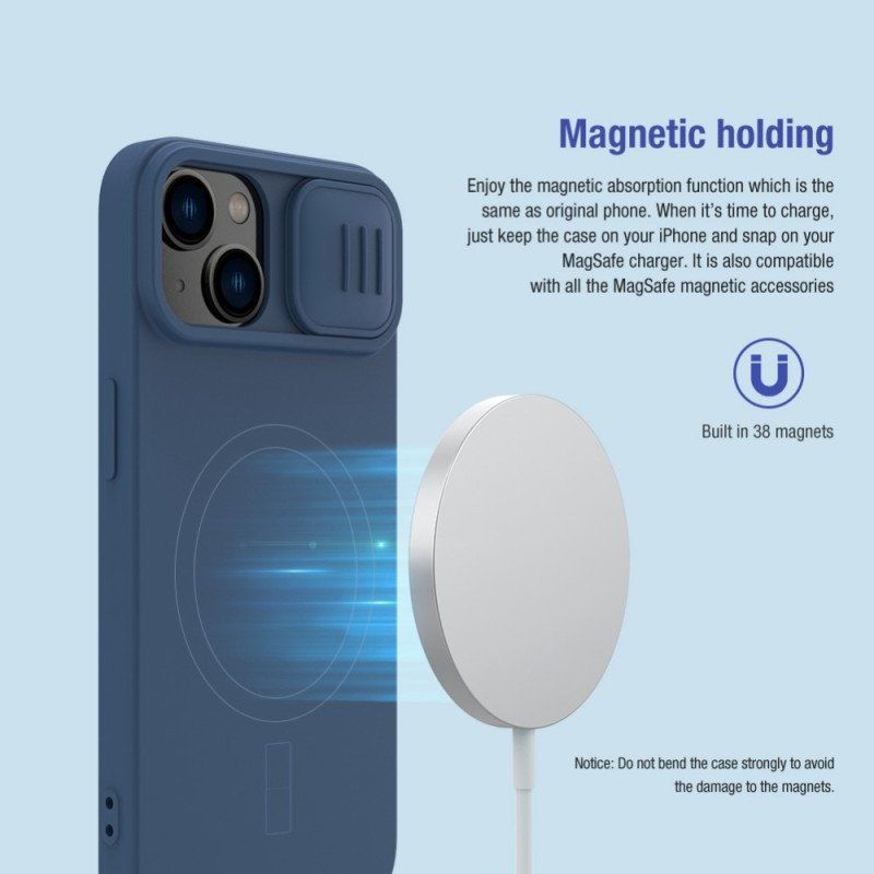 Mobilskal iPhone 14 Plus Magnetisk Magsafe Camshield Nillkin