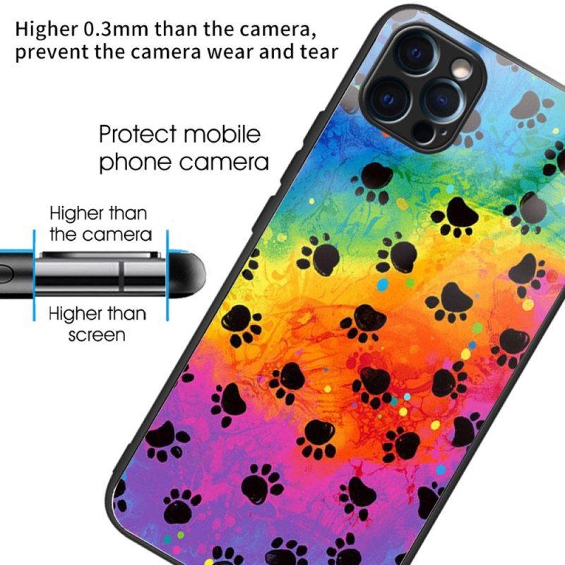 Mobilskal iPhone 14 Pro Max Fingeravtryck Av Härdat Glas