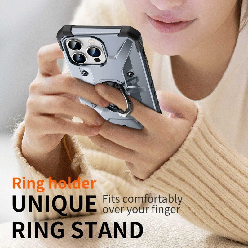 Mobilskal iPhone 14 Pro Skyddsfodral Ring-support Optimalt Skydd