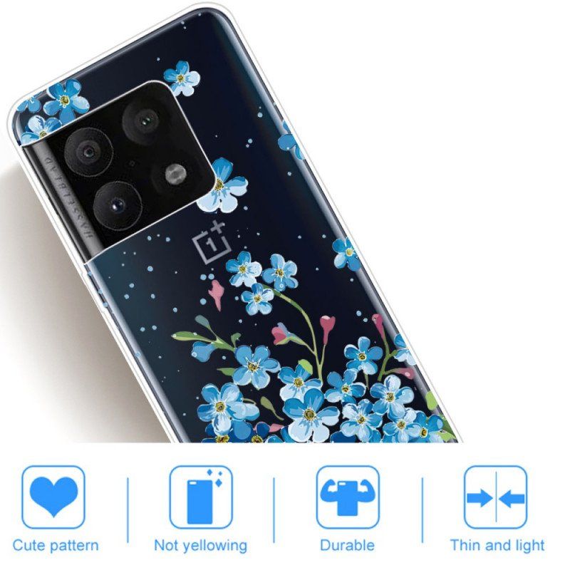 Mobilskal OnePlus 10 Pro 5G Blå Blommor