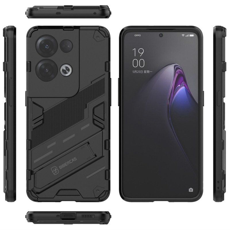 Mobilskal Oppo Reno 8 Pro Handsfree Löstagbart Stativ I Två Lägen