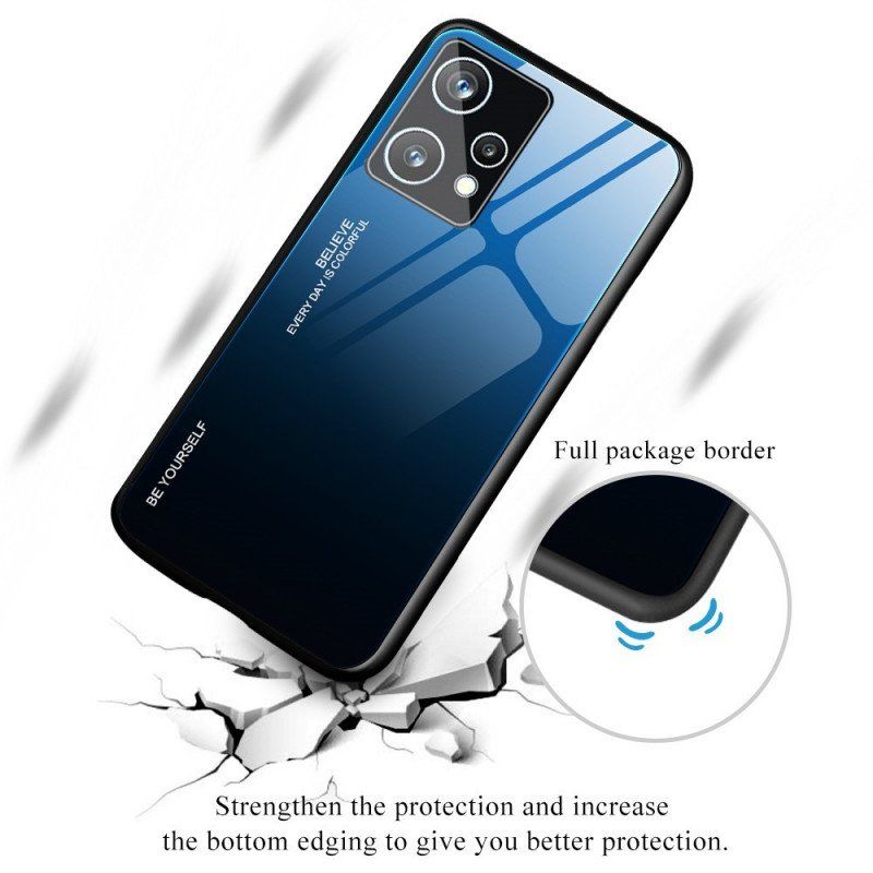 Mobilskal Realme 9 Pro Plus Härdat Glas Var Dig Själv