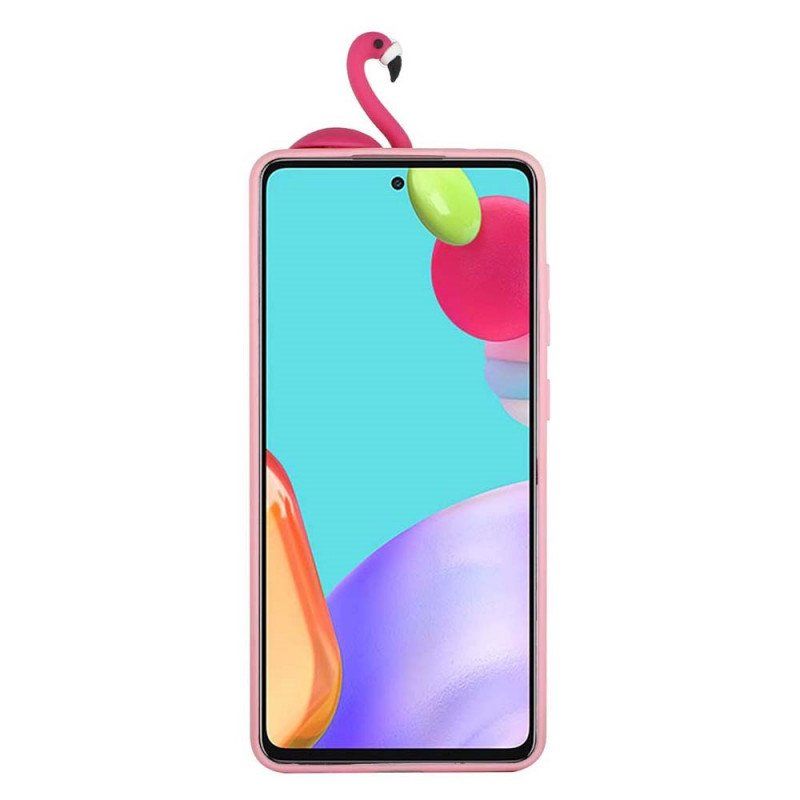 Mobilskal Samsung Galaxy A53 5G 3d Flamingo