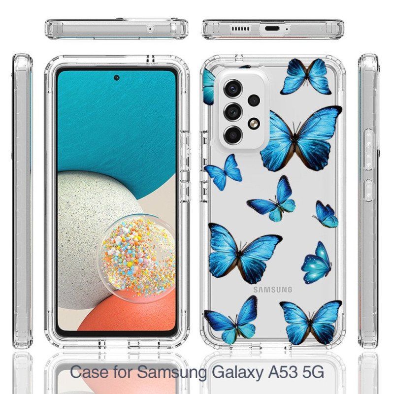 Mobilskal Samsung Galaxy A53 5G Sömlösa Fjärilar