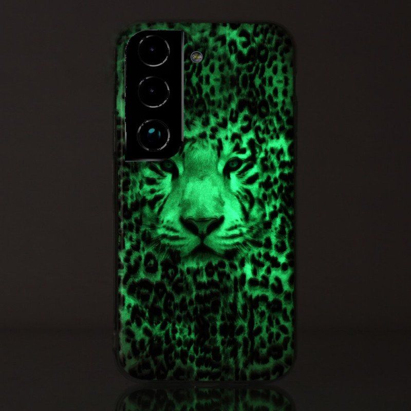 Mobilskal Samsung Galaxy S22 5G Leopard Fluorescerande