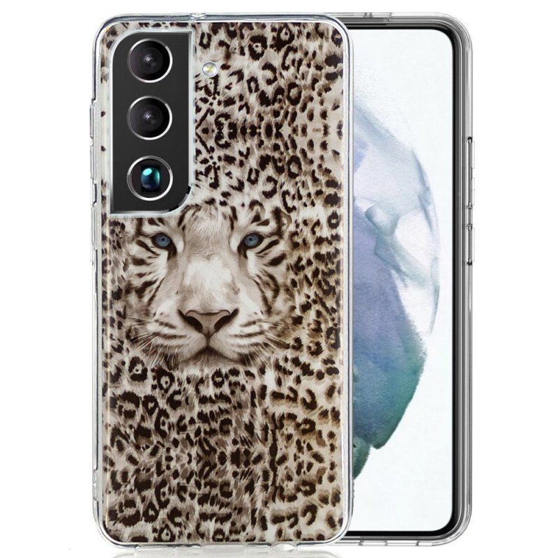 Mobilskal Samsung Galaxy S22 5G Leopard Fluorescerande