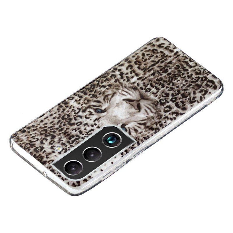 Mobilskal Samsung Galaxy S22 5G Leopard Fluorescerande