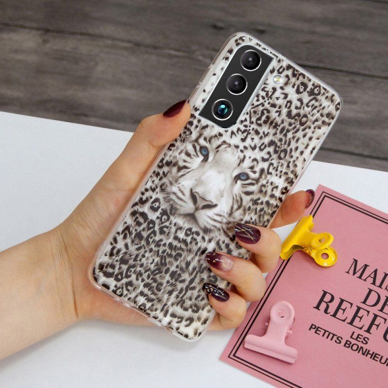 Mobilskal Samsung Galaxy S22 5G Leopard Fluorescerande