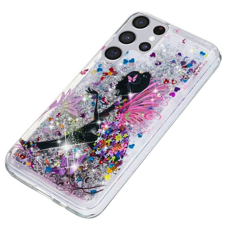 Mobilskal Samsung Galaxy S22 Ultra 5G Glitter Fairy