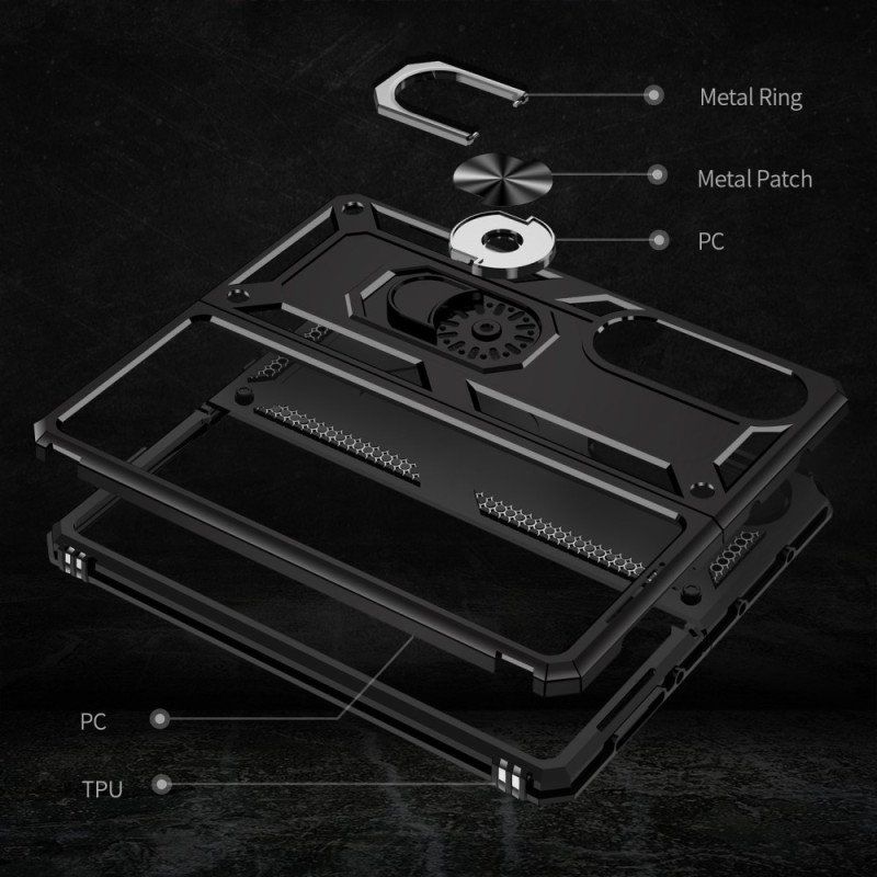 Mobilskal Samsung Galaxy Z Fold 4 Militärklass Med Ring