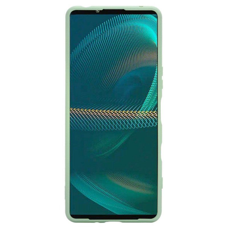 Mobilskal Sony Xperia 1 IV Med Kedjar Strappy Flytande Silikon