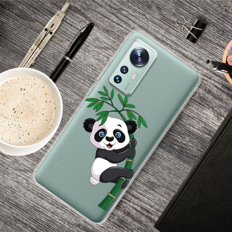 Mobilskal Xiaomi 12 / 12X Panda På Bambu