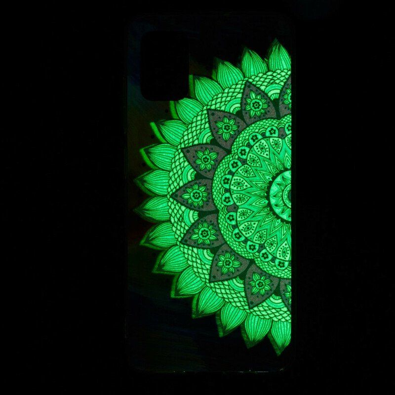 Mobilskal Xiaomi Redmi Note 10 / 10S Fluorescerande Färgglada Mandala