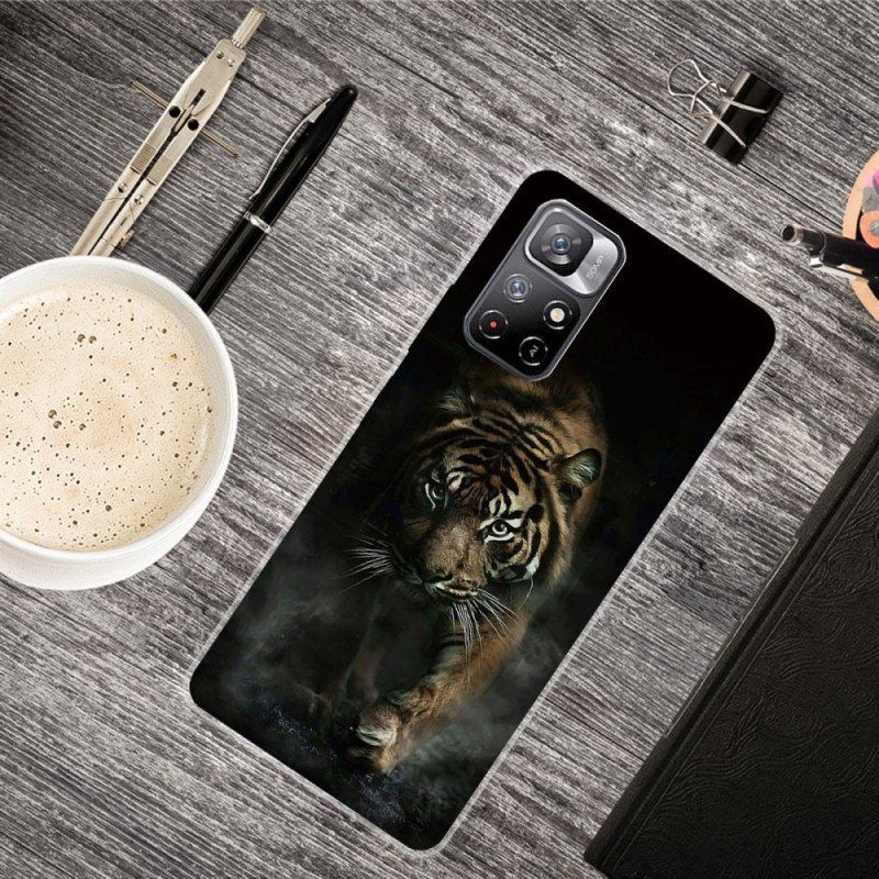 Mobilskal Xiaomi Redmi Note 11 Pro Plus 5G Flexibel Tiger