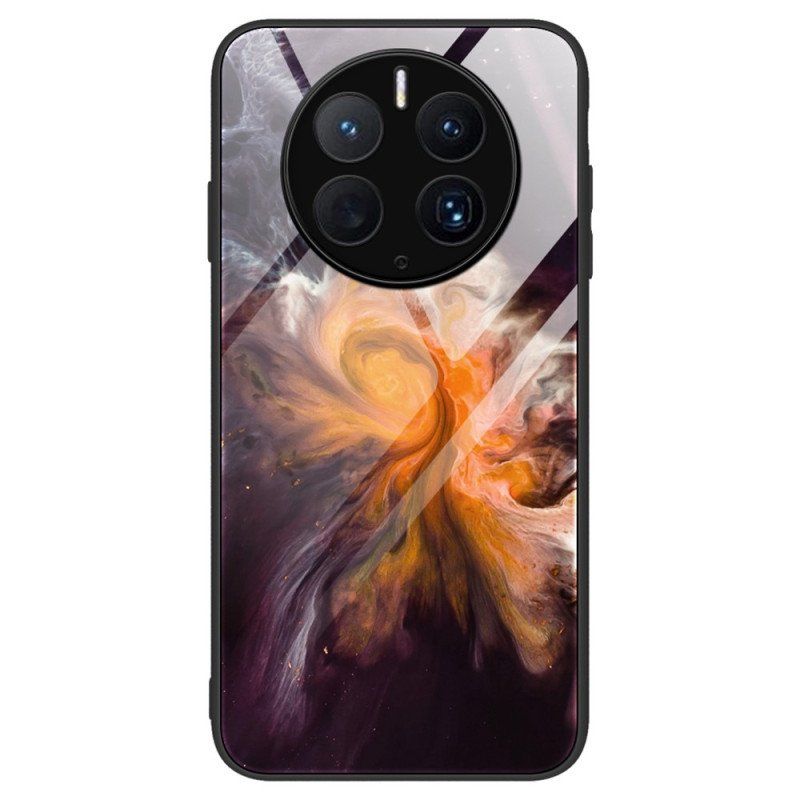 Skal Huawei Mate 50 Pro Snyggt Marmorhärdat Glas