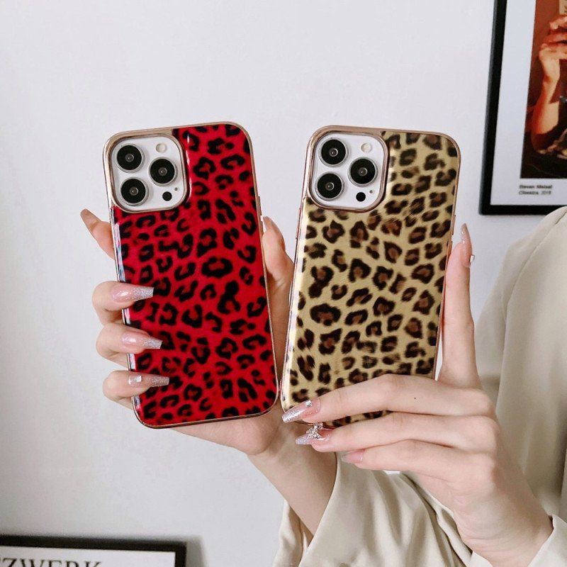 Skal iPhone 14 Leopardhudeffekt