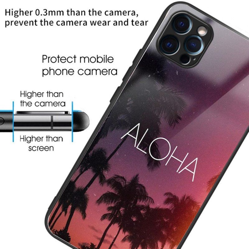 Skal iPhone 14 Pro Aloha Härdat Glas