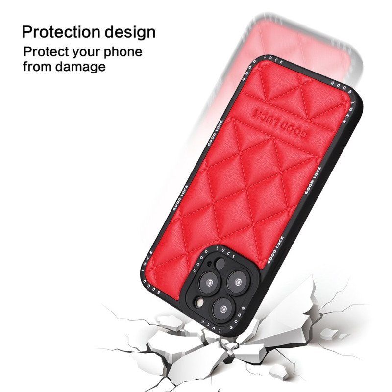 Skal iPhone 14 Pro Lycka Till Quilted