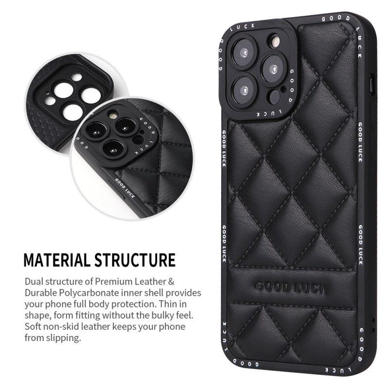 Skal iPhone 14 Pro Max Lycka Till Quilted