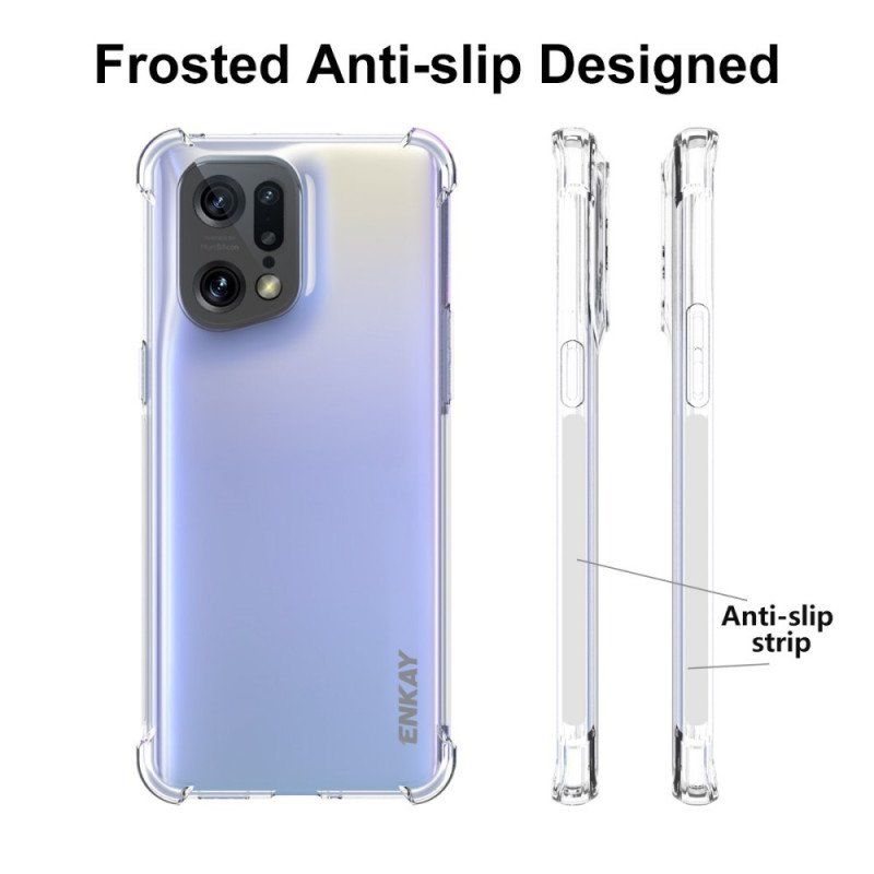 Skal Oppo Find X5 Pro Transparent Enkay