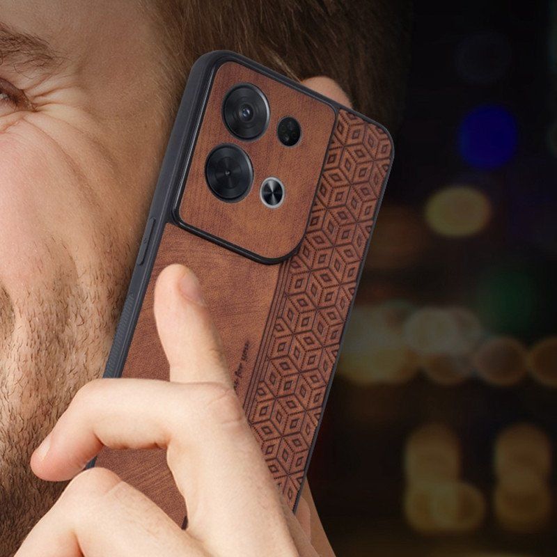 Skal Oppo Reno 8 Pro Azns Lädereffekt