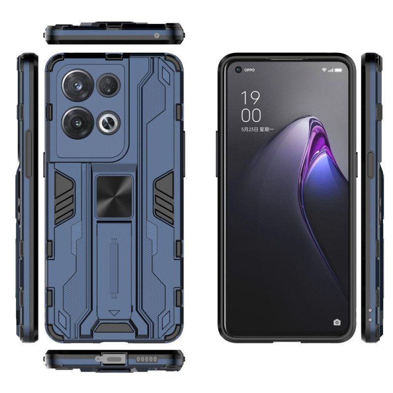 Skal Oppo Reno 8 Pro Vertikalt Och Horisontellt Avtagbart Stöd