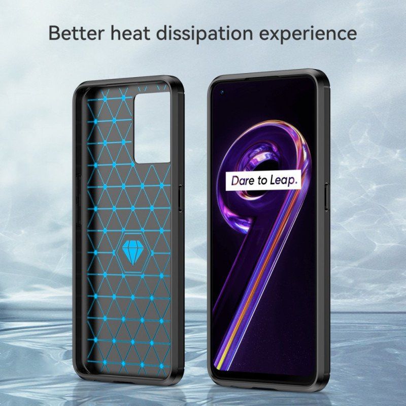 Skal Realme 9 Pro Plus Borstad Kolfiber