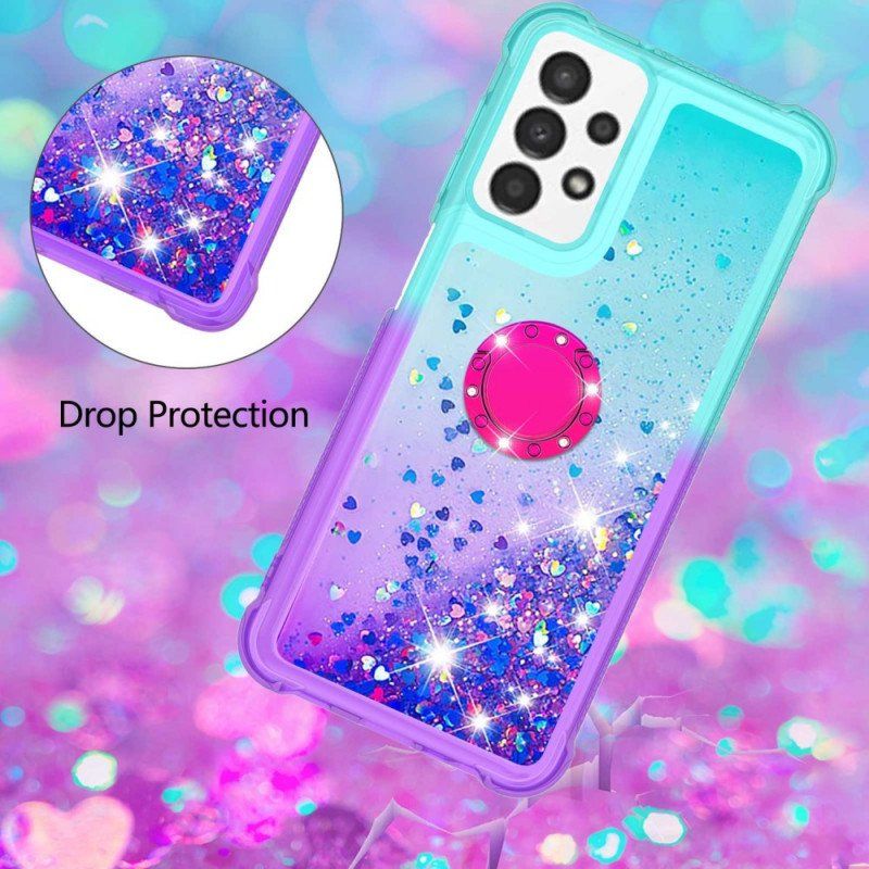 Skal Samsung Galaxy A13 Glitter Ring-bracket