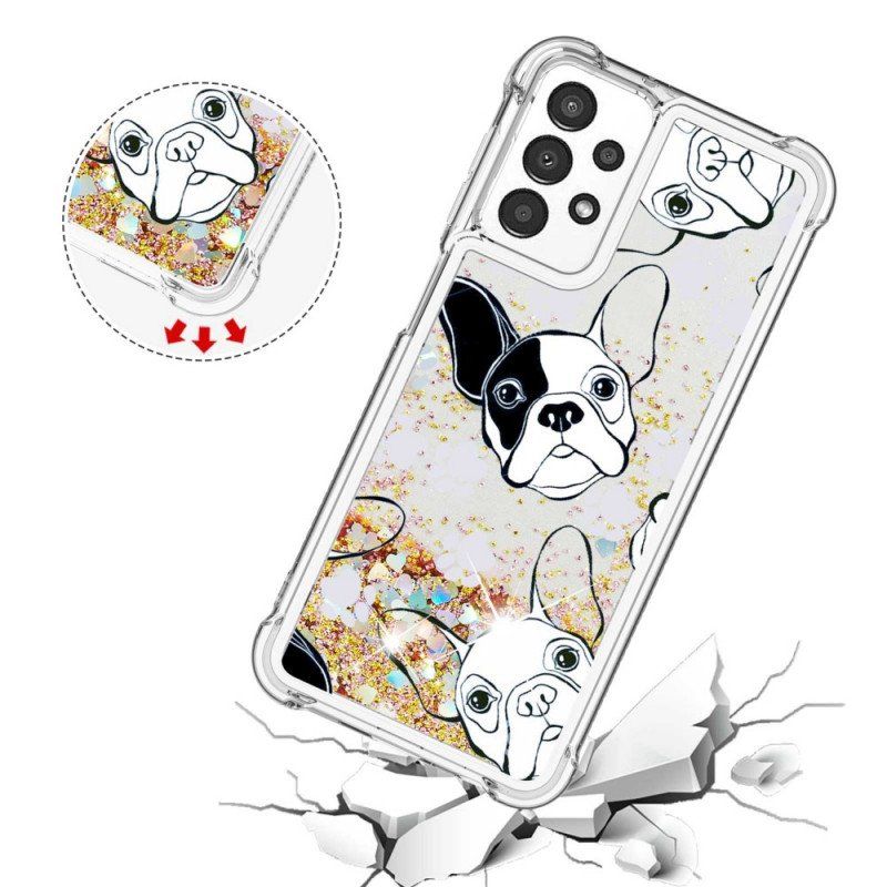 Skal Samsung Galaxy A13 Mr Dog Paljetter