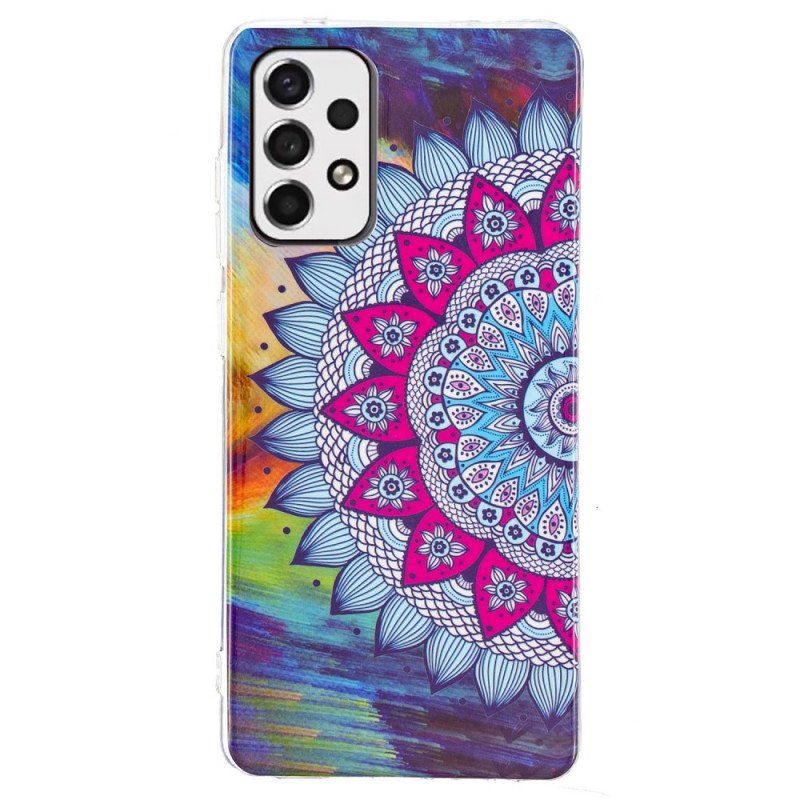 Skal Samsung Galaxy A53 5G Fluorescerande Färgglada Mandala