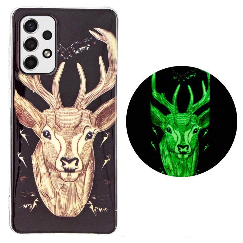 Skal Samsung Galaxy A53 5G Fluorescerande Majestic Deer