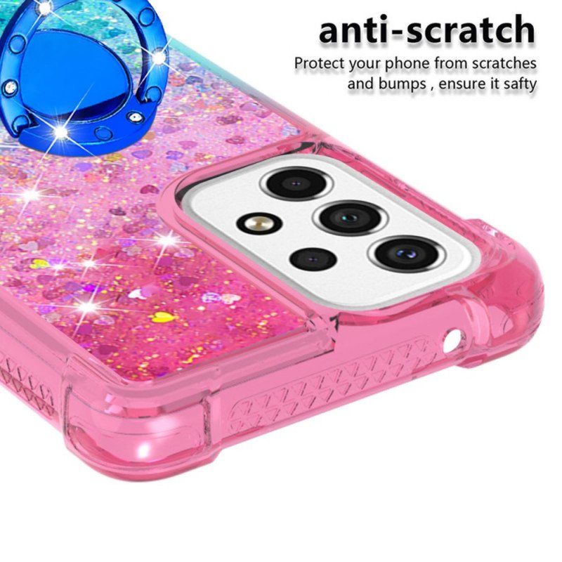 Skal Samsung Galaxy A53 5G Glitter Ring-bracket