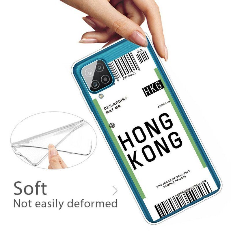 Skal Samsung Galaxy M12 / A12 Boardingkort Till Hong Kong