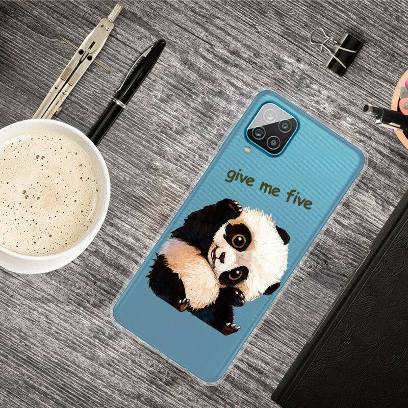 Skal Samsung Galaxy M12 / A12 Seamless Panda Give Me Five