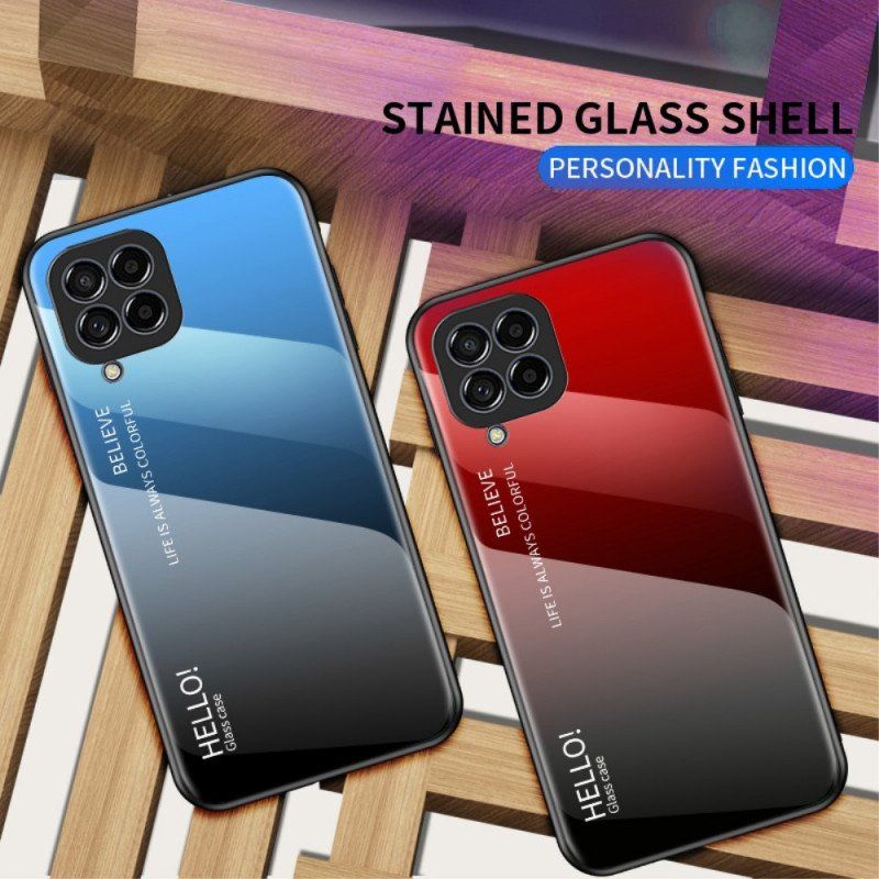 Skal Samsung Galaxy M33 5G Härdat Glas Hej