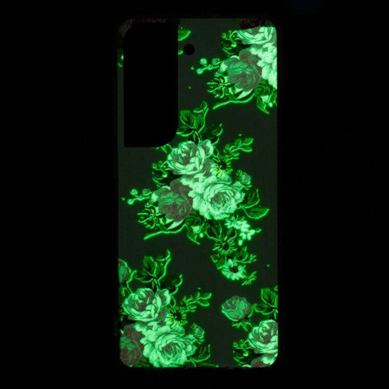 Skal Samsung Galaxy S22 5G Fluorescerande Liberty Flowers