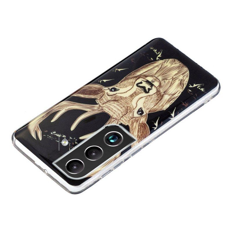 Skal Samsung Galaxy S22 5G Fluorescerande Majestic Deer