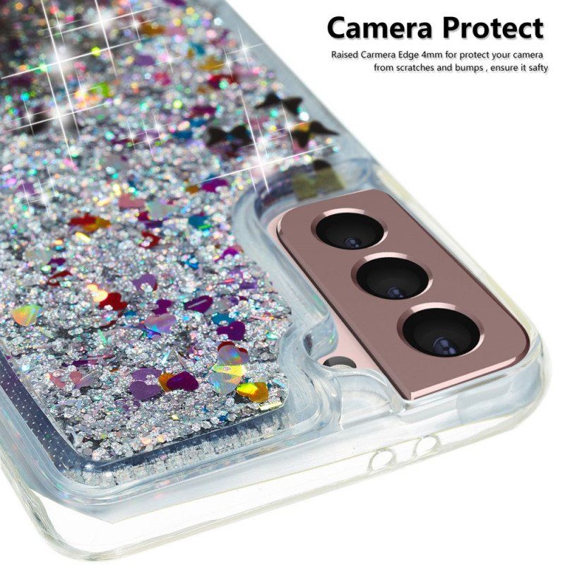 Skal Samsung Galaxy S22 5G Glittermaskrosor