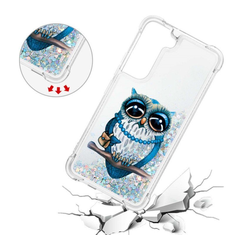 Skal Samsung Galaxy S22 5G Miss Owl Paljetter