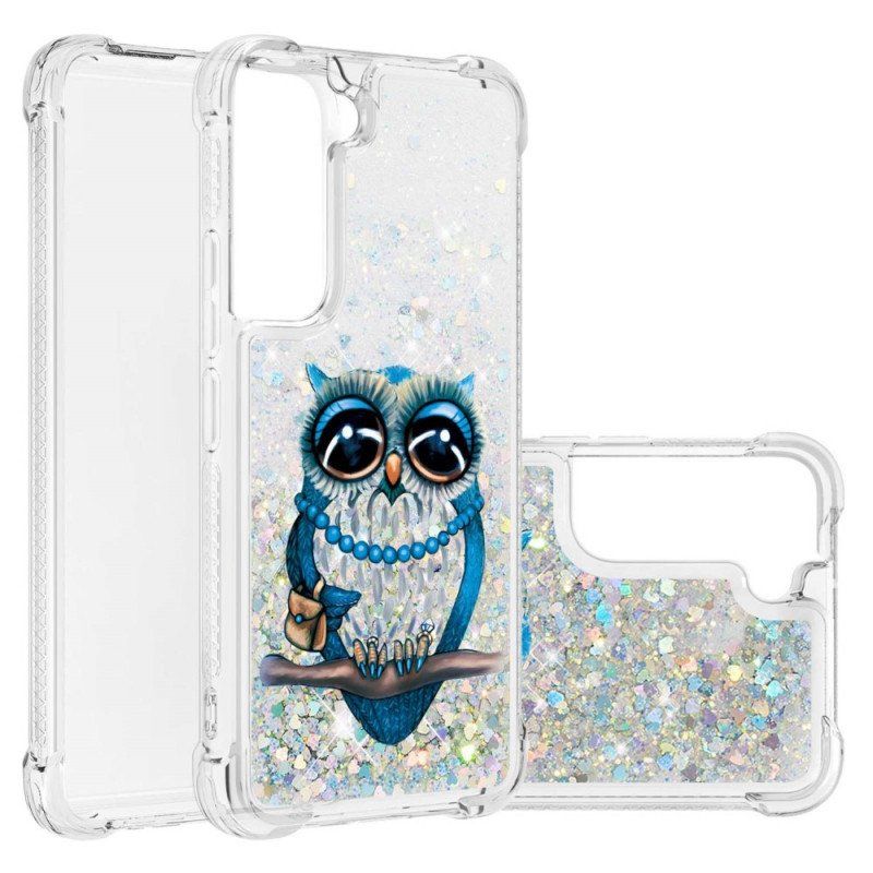 Skal Samsung Galaxy S22 5G Miss Owl Paljetter