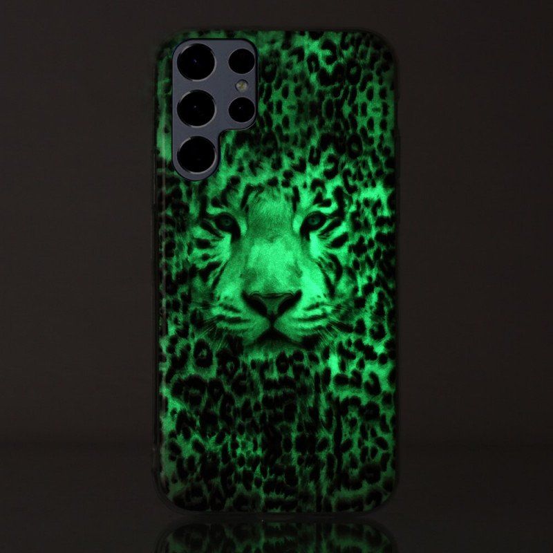 Skal Samsung Galaxy S22 Ultra 5G Leopard Fluorescerande