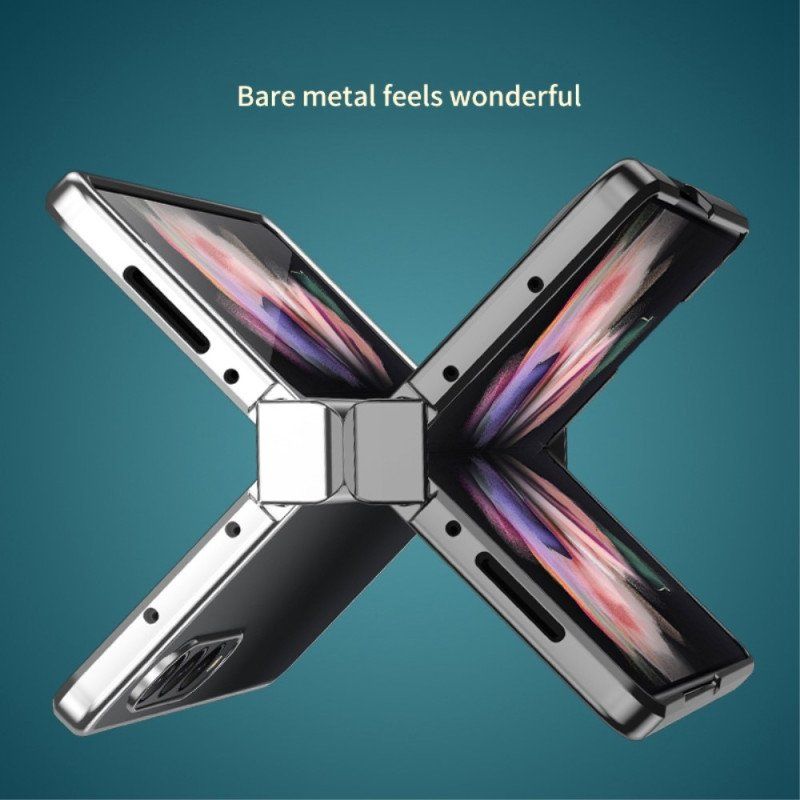 Skal Samsung Galaxy Z Fold 4 Klart Metalliskt Gångjärn