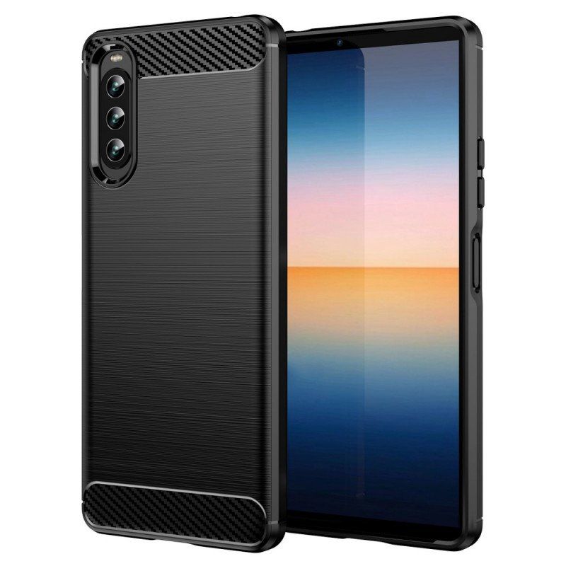 Skal Sony Xperia 10 IV Borstad Kolfiber