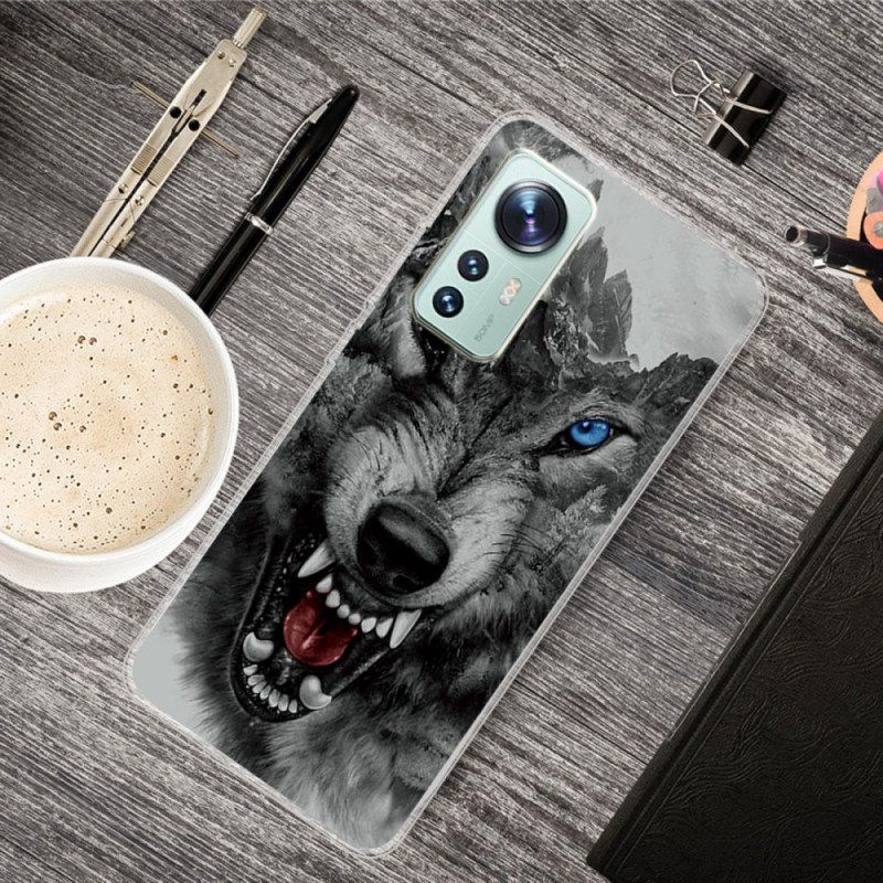 Skal Xiaomi 12 / 12X Silikon Wild Wolf