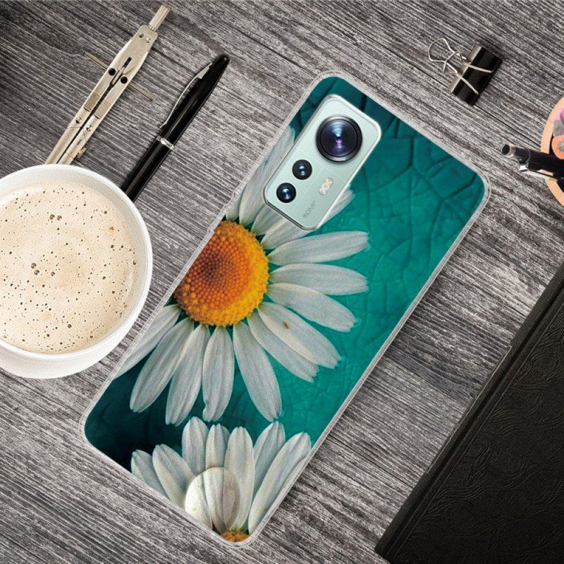 Skal Xiaomi 12 Pro Blommigt Silikon