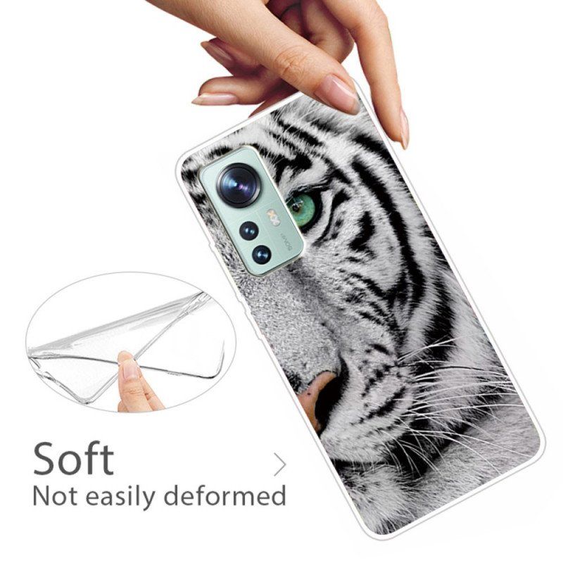 Skal Xiaomi 12 Pro Vit Tiger