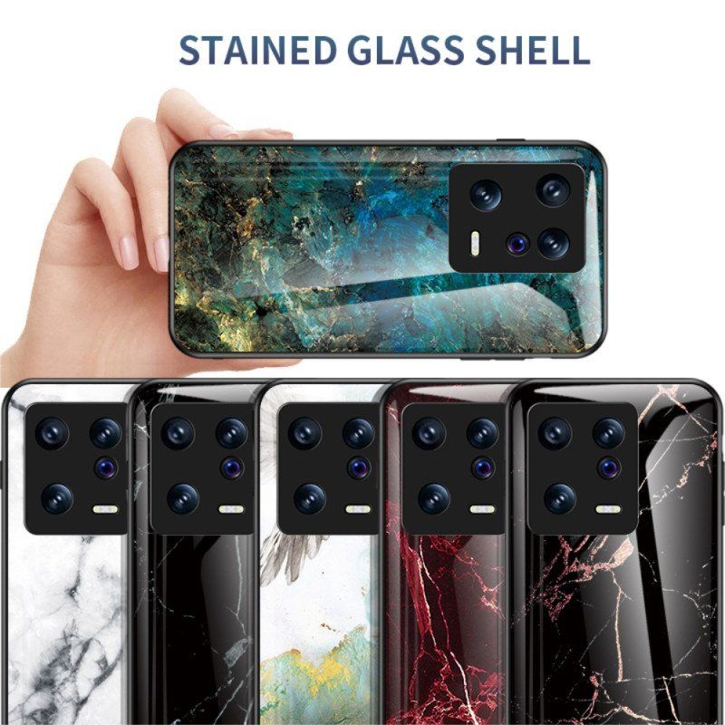 Skal Xiaomi 13 Marmor Härdat Glas