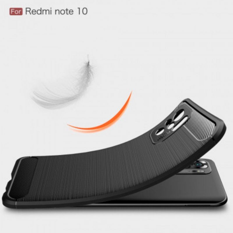 Skal Xiaomi Redmi Note 10 / 10S Borstad Kolfiber
